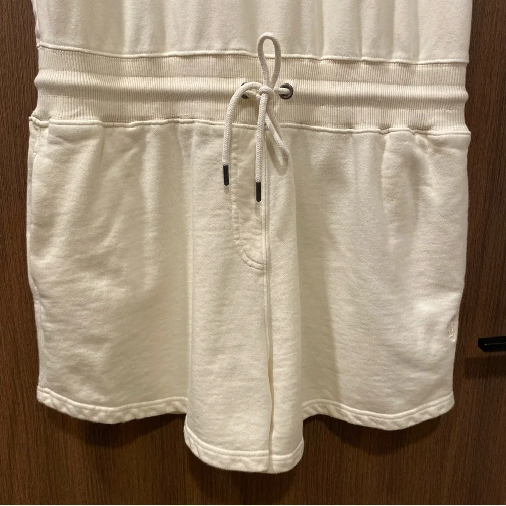 FP MOVEMENT Throw And Go Shortsie Size Large Cream 100% Cotton Muscle Tee Crew - Picture 6 of 14